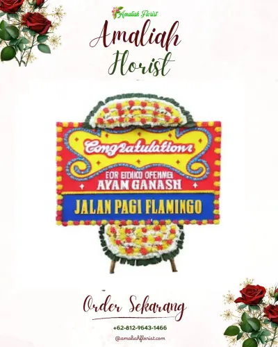 Bunga Papan Congratulation di Sei Rengas Ii
